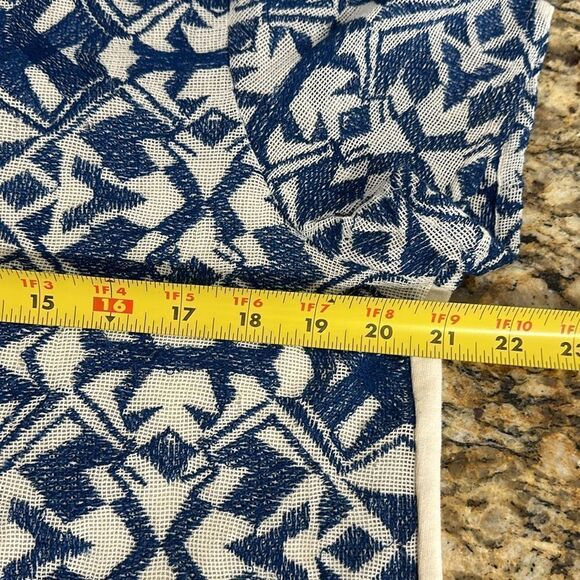 Maje Printed Short Sleeve Crew Neck Knitted Front Top Size L - Picture 7 of 9